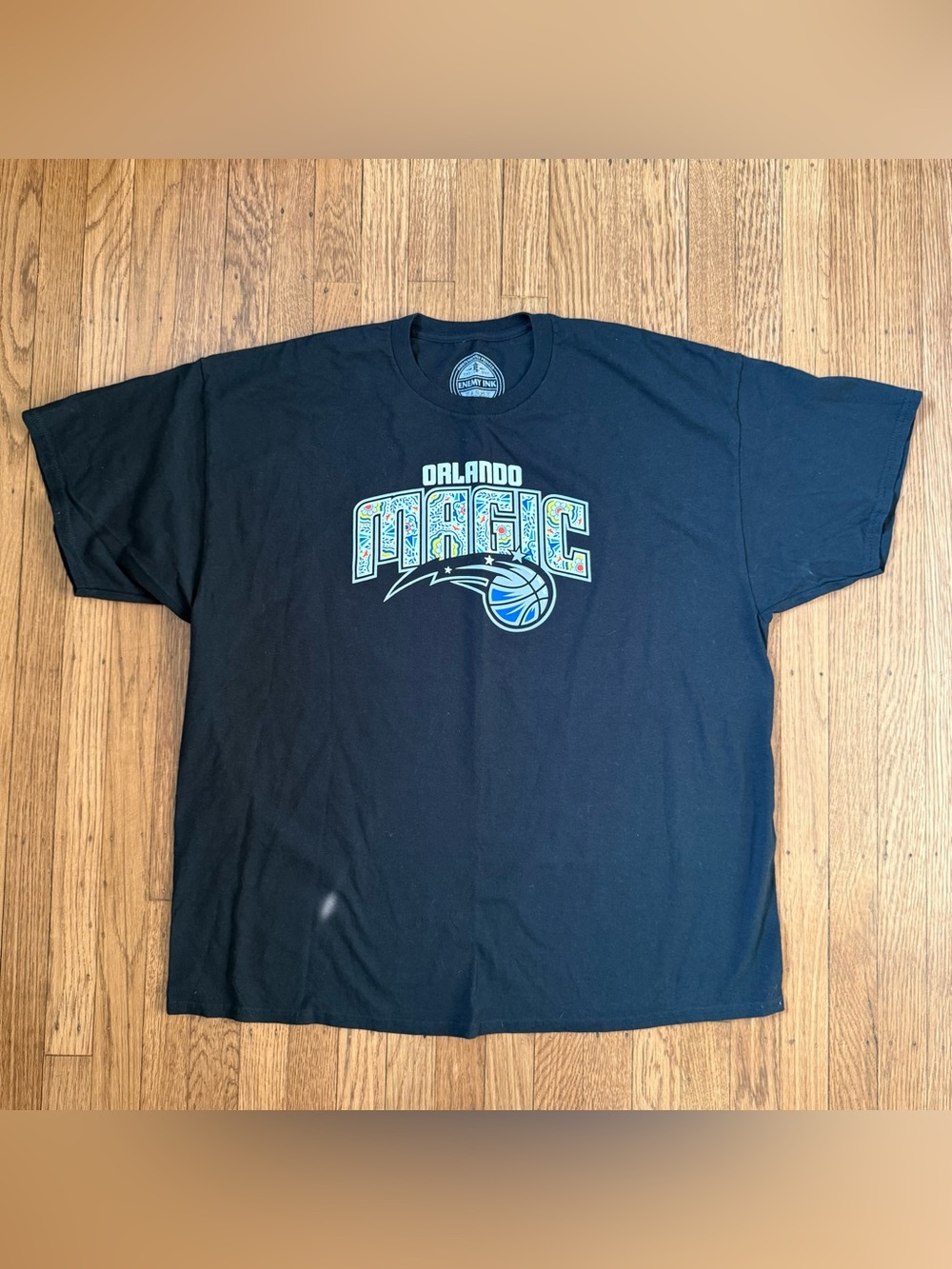 Orlando Magic Basketball Black Graphic Logo T-Shirt size 2XL Men’s/Women’s